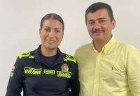 Alcalde de Sabanalarga recibe reconocimiento de la Policía