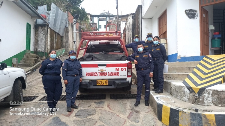 Cese de actividades del cuerpo de Bomberos de Támara por falta de recursos