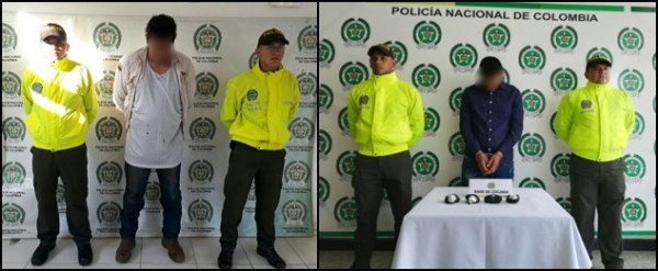 Policía reporta la captura de un comerciante de bazuco y un agresor de su pareja
