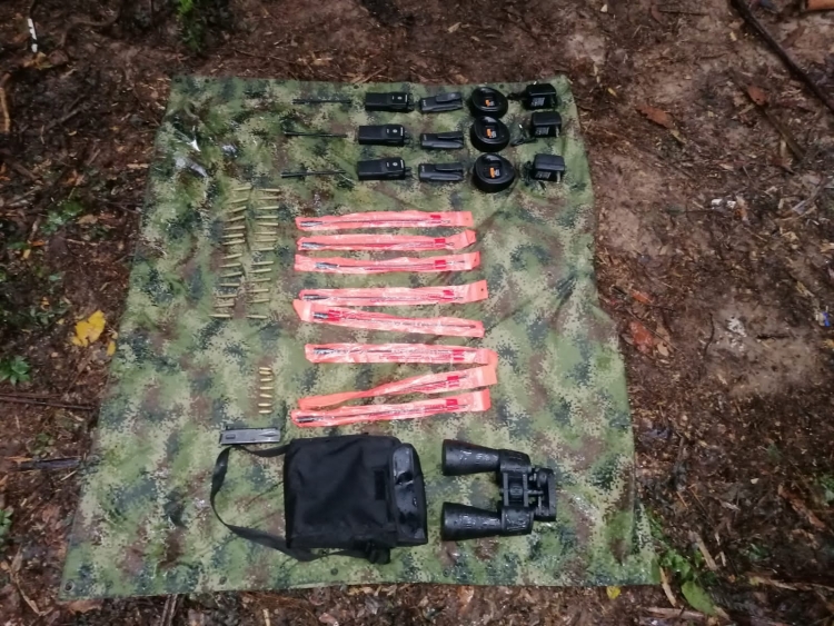 Hallan depósito de armas y municiones  de las disidencias de las Farc en Puerto Rondón, Arauca