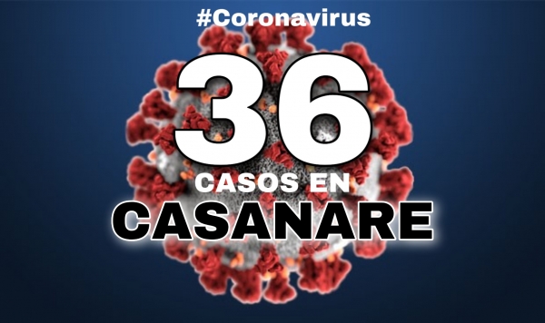 Casanare eleva a 36 el total de contagios por Coronavirus