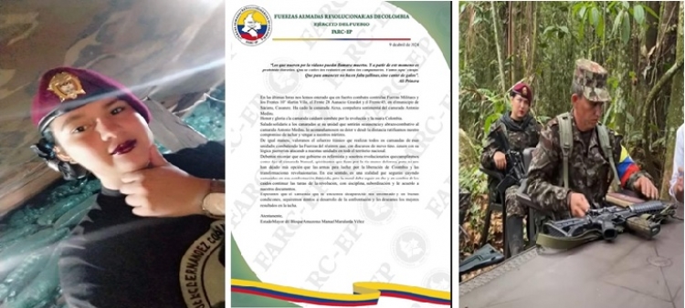 En combates con el Ejército en Sácama murió la compañera sentimental de alias “Antonio Medina”
