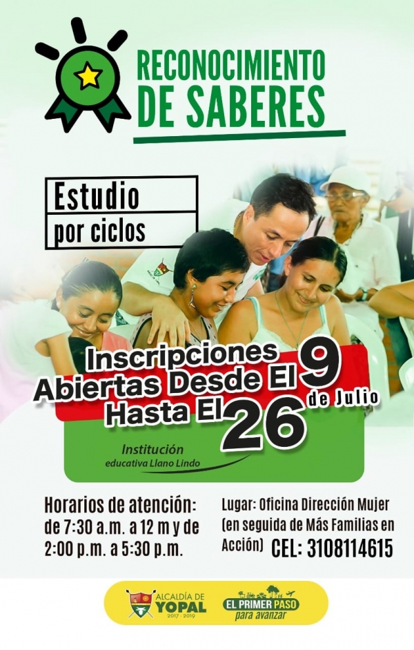 Abiertas las inscripciones para el programa ‘Reconocimiento de Saberes’