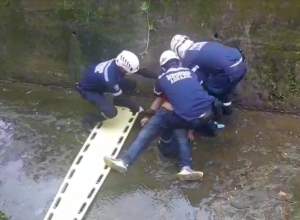 Tremenda paliza le dieron a presunto ladrón en Aguazul cuando intentó robar