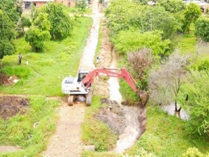 Se adelantó limpieza de una canal de aguas lluvias para evitar nuevas inundaciones en La Bendición