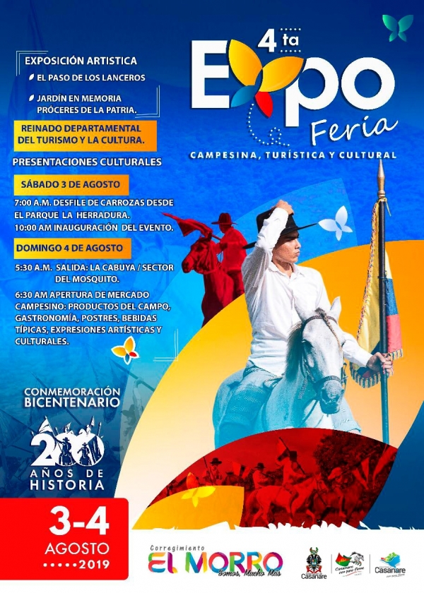 Ya viene la Expo Feria Campesina, Turistica y Cultural del Morro este 3 y 4 de agosto