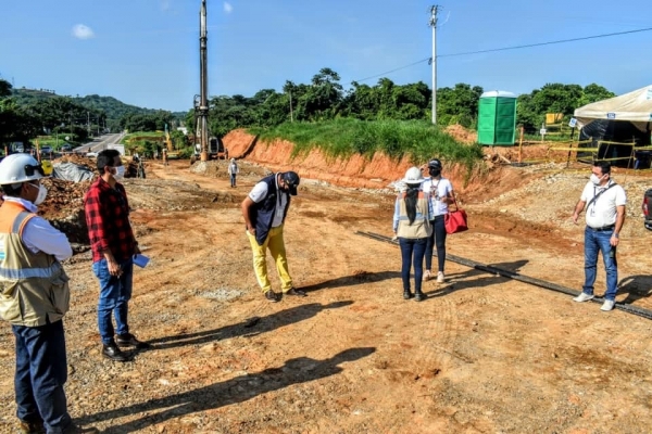 Vigilancia a protocolos de bioseguridad en construcción de la doble calzada Aguazul - Yopal