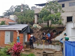 Colapso de muro afectó área de urgencias del Centro de Salud de Támara