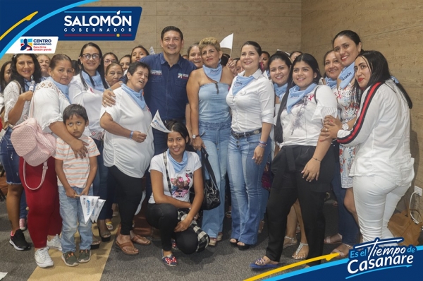 Las mujeres de Casanare le dijeron “Sí” a Salomón Sanabria