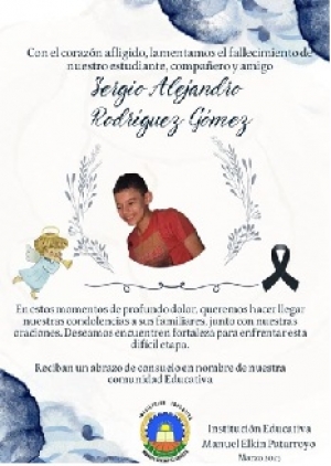 Autoridades investigan fallecimiento de un joven de 13 años en Aguaclara