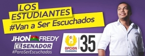 Con propuesta contundente sobre educación superior, Jhon Fredy González se perfila como futuro Senador