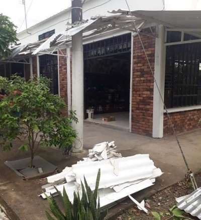 En investigación sigue atentado contra el negocio de la familia del alcalde de Aguazul