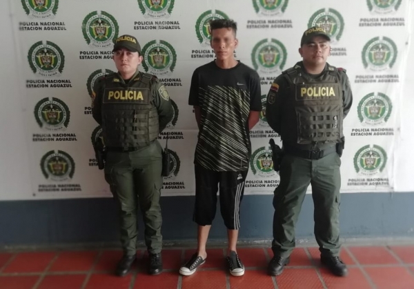 Ladrón recibió fuerte golpiza de la comunidad y fue capturado en Aguazul