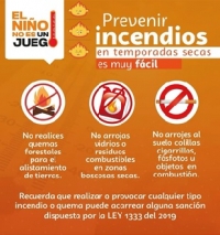 Corporinoquia hizo una serie de recomendaciones para minimizar el riesgo de incendios forestales