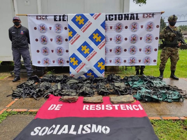 Ejército Nacional halla depósito ilegal con material de intendencia del Eln