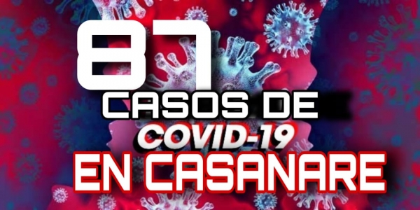 Casanare llegó a 87 casos de Coronavirus