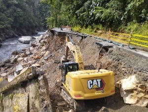 Iniciaron obras de recuperación de la Transversal del Sisga