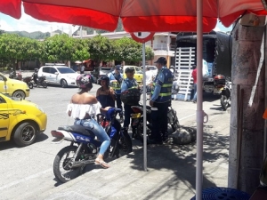 Agentes de tránsito controlaron el día de la Movilidad Limpia en Yopal