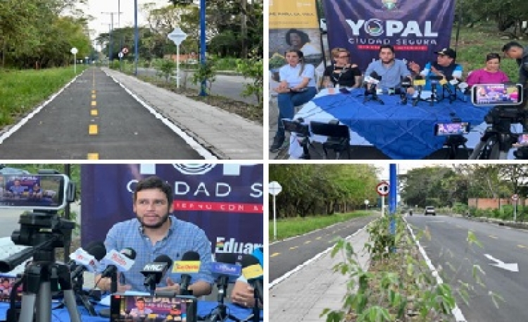 Alcaldía de Yopal entregó oficialmente la ciclorruta de la carrera 33A