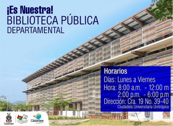 Biblioteca Pública Departamental abrió sus puertas