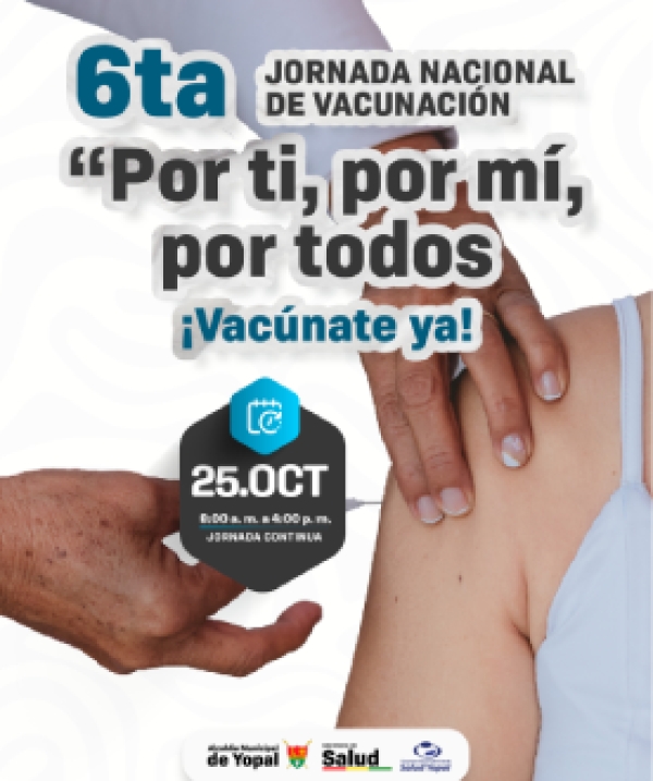 Yopal se une a la jornada de vacunación nacional