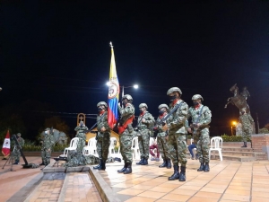 74 soldados realizaron juramento a la bandera de Colombia en el Vichada