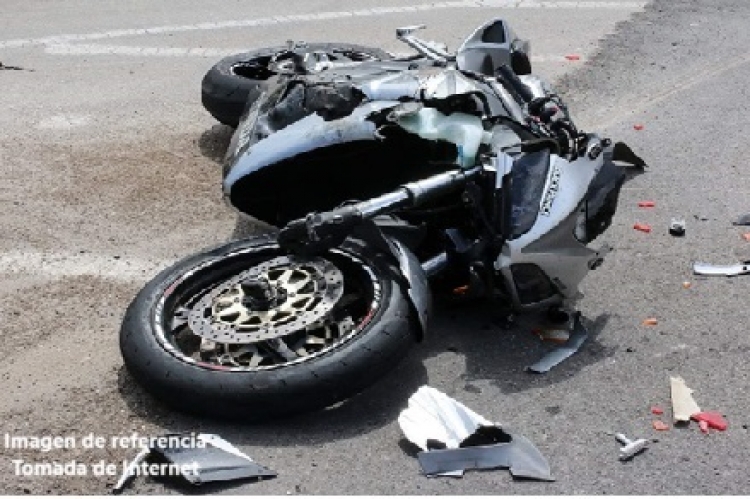 Motociclista murió luego de estrellarse contra una cerca en la vía a El Taladro