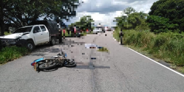 Motociclista falleció al norte de Casanare