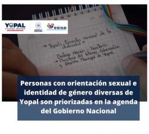 Población de Yopal con diversidad de género fue priorizadas en la agendad del Gobierno Nacional