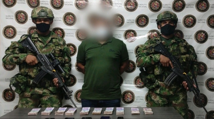 Capturado con más de 40 millones de pesos presunto integrante de las disidencias de las Farc en Casanare