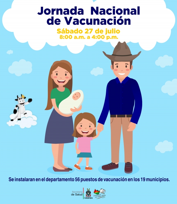 Casanare espera vacunar más de 2000 niños en Tercera Jornada Nacional de Vacunación