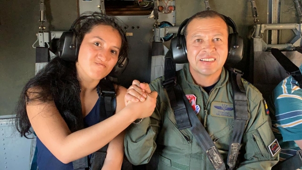 El vuelo de una joven casanareña de 17 años para ser operada de labio leporino y paladar hendido