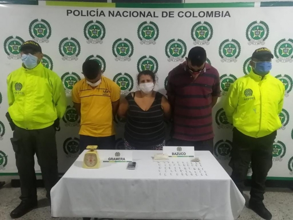 Capturados alias &quot;La Mona, El Rolo y El Flaco&quot;, por comercializar drogas en Yopal