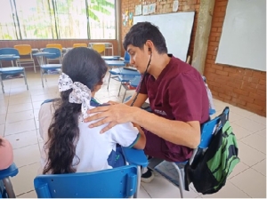 Se adelantó jornada de salud en la escuela El Triunfo de Trinidad
