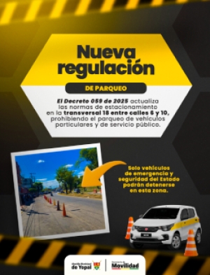 Alcaldía de Yopal prohíbe estacionamiento de carros particulares frente al Gaula Militar