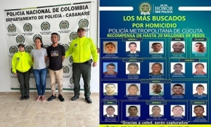 Cayeron dos de los más buscados por homicidio en Cúcuta