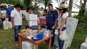 Familias damnificadas por el invierno en Hato Corozal, recibieron ayuda humanitaria
