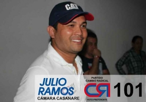 Casanare necesita una voz en el Congreso: Julio Ramos