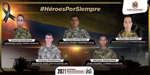Cinco militares muertos y tres heridos dejó emboscada contra el Ejército en Córdoba