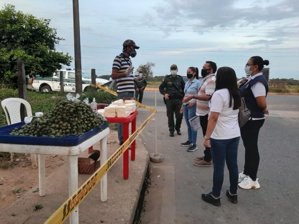 Sancionaron a comerciantes en la entrada a Llano Lindo de Yopal