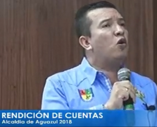 “Estamos invirtiendo en la gente”: Alcalde de Aguazul, Renier Pachón.