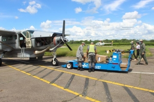 Fuerza Aérea transportó medicamentos para Hospital Regional de la Orinoquía