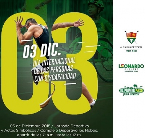 Yopal conmemora el Día Internacional de la Discapacidad este 3 de diciembre