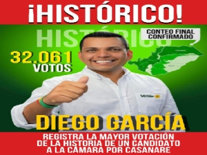 Diego García hace historia en Casanare