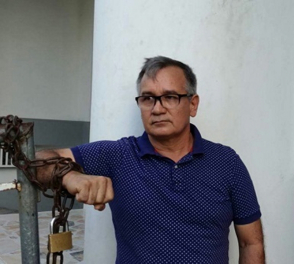 Taxistas se unieron a protesta pacífica contra gerencia de CEIBA