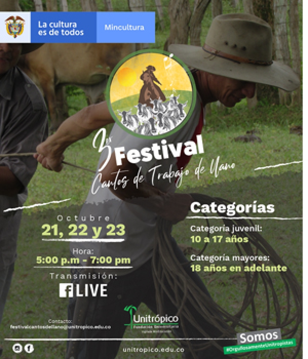 Inscripciones abiertas para participar en el 3er Festival de Cantos de Trabajo de Llano