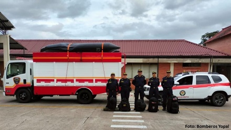Bomberos de Yopal se une a la búsqueda de la avioneta desparecida en el Guaviare