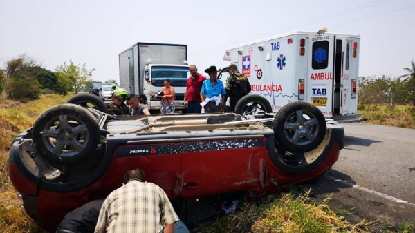 Dos personas lesionadas en accidente en la vía Paz de Ariporo - Hato Corozal