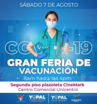 El sábado Gran Feria de Vacunación en Yopal contra el COVID-19