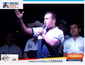Masivo respaldo de la población víctima de la violencia a Fabián Gutiérrez